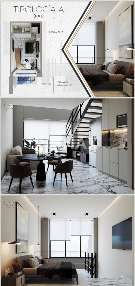 Venta de departamento en Kooa Luxury Housing /Angelópolis