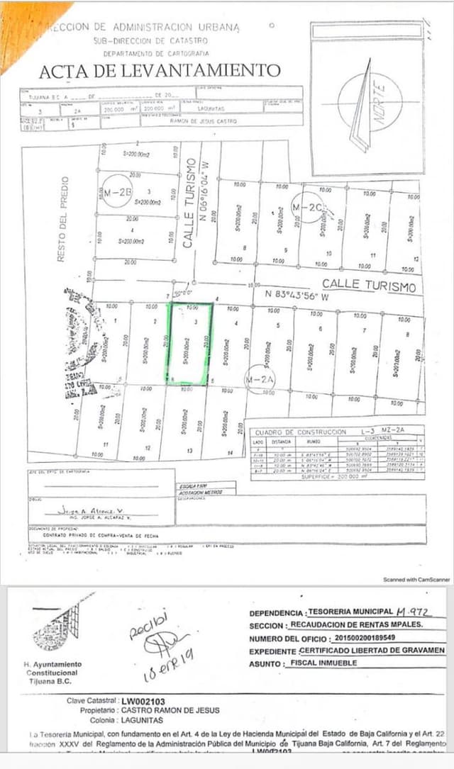 Terreno en Venta en Colonia La Gloria en Tijuana