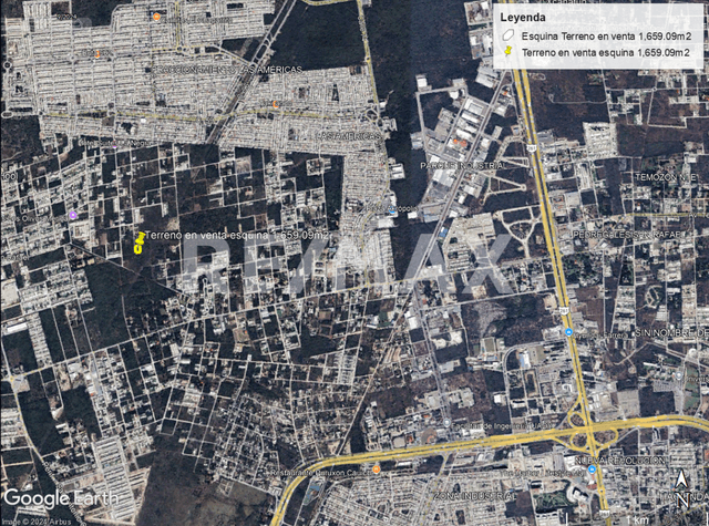 Terreno en venta en esquina $2,850m2 en Bellavista Dzitya Mérida Yucatán