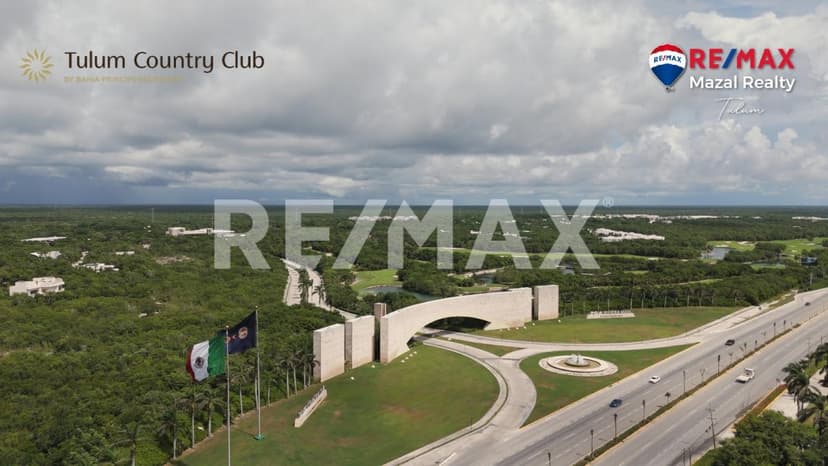 TERRENO EN VENTA EN TULUM COUNTRY CLUB 