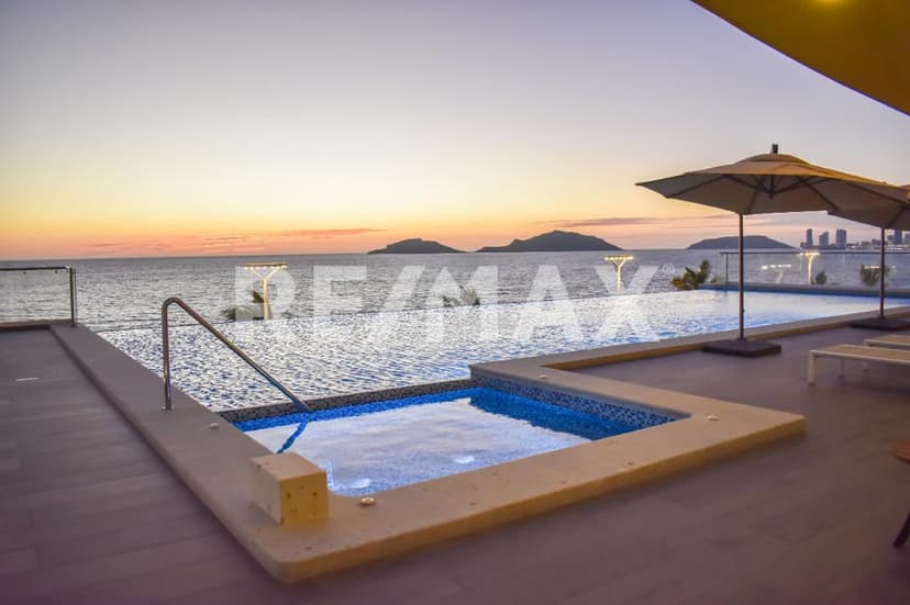 CONDOMINIO EN VENTA FRENTE AL MAR LOFT + 1 RECAMARA EN SUNSET VIEW
