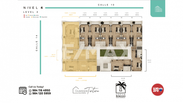 1 BEDROOM APARTMENT AT PLAYA DEL CARMEN