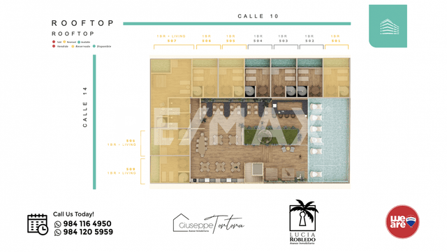 1 BEDROOM APARTMENT AT PLAYA DEL CARMEN