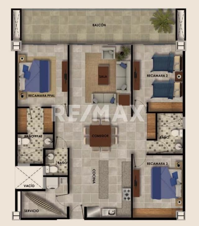DEPARTAMENTO EN VENTA EN MONTEJO, AL NORTE DE MÉRIDA