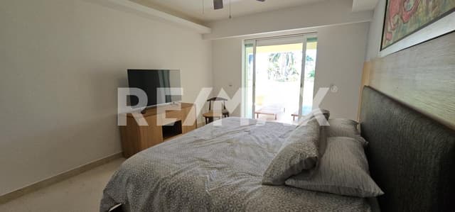 DEPARTAMENTO AMUEBLADO DE 138 METROS FRENTE AL MAR EN PUERTO MORELOS 3 RECAMARAS Y 2 BAÑOS COMPLETOS