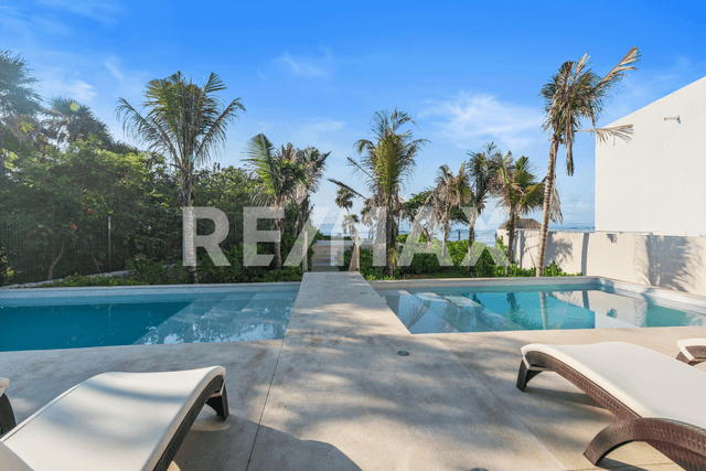 Estudio vista al mar en akumal