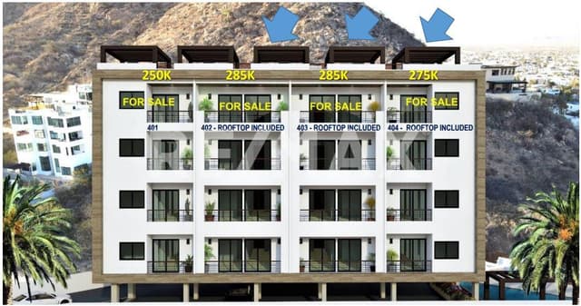 Walking Distance to Cabo Marina, PENTHOUSE LIBERTAD TOWER 401