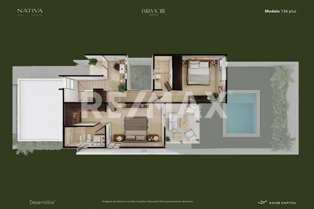 RESIDENCIAS EN VENTA EN PRIVADA CON AMENIDADES, CONKAL