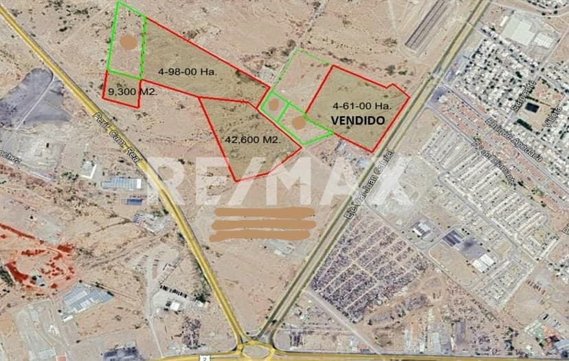 TERRENO COMERCIAL DE 42,600 M2  EN VENTA CON ACCESO POR EJE VIAL JUAN GABRIEL 