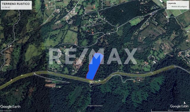 Terreno Rustico en Venta sobre la Carretera Picacho-Ajusco