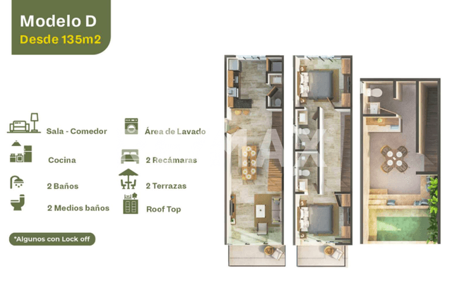 Penthouse en Venta en Estela, Aldea Zama – Tulum 