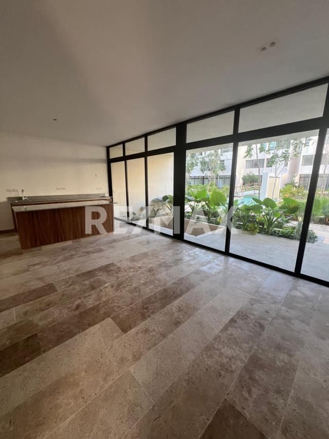 Departamento en planta baja con piscina Temozón Park