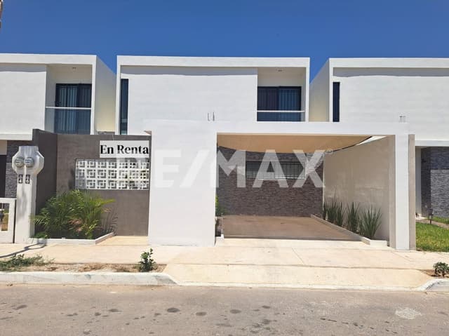 Casa nueva en renta en Las Américas IV, mod. Miami ampliado, Mérida Yucatán
