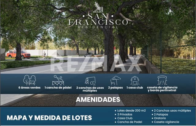 Terrenos en Venta en Residencial San Francisco Precios de Preventa!!