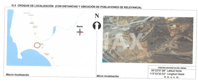 TERRENO RUSTICO EN SAN QUINTIN 13  hectáreas.