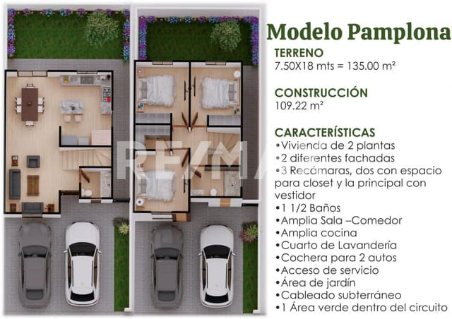 CASA EN VENTA EN MONTE REAL "RESIDENCIAL LOMA REAL"