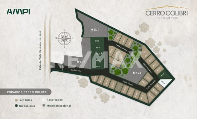 Se Vende Terreno Residencial en "Cerro Colibrí", en San Cristóbal de Las Casas.