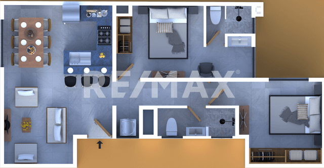 Departamento venta Rumania Portales Norte 