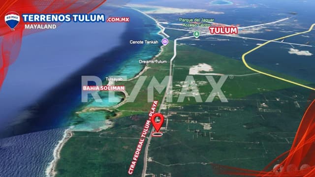 Oportunidad 3 hectareas con frente de Carretera "Tulum-Playa del Carmen"