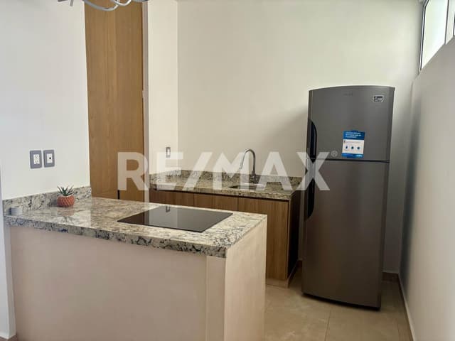 Renta de Departamento Amueblado en PB con piscina en Temozón Mérida, Yuc.