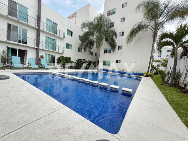 Renta de departamento con alberca en Acapatzingo, Cuernavaca, Morelos...Clave 5902