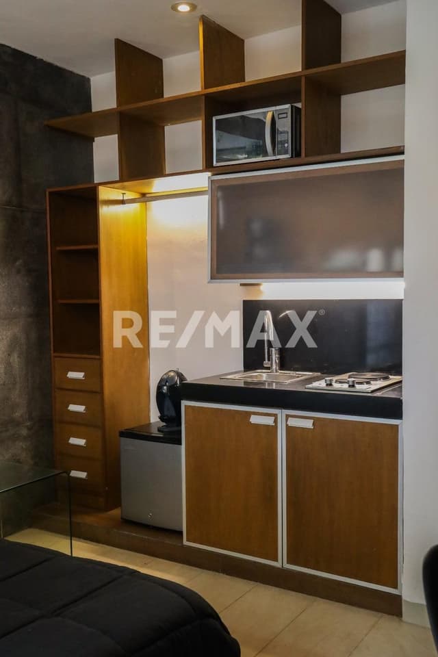 Estudio en renta amueblado con amenidades cerca de Galerías Mérida