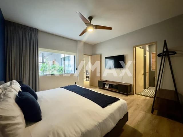 DEPARTAMENTO AMUEBLADO EN RENTA ROMA NORTE CUAUHTEMOC CIUDAD DE MEXICO