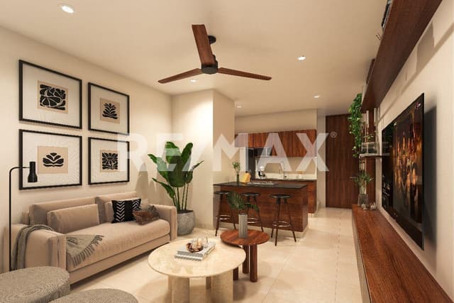 Departamentos en pre venta en Temozón Norte - Mod 1 rec