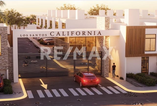 Casa en PREVENTA Fraccionamiento Santos California modelo Celeste al exterior