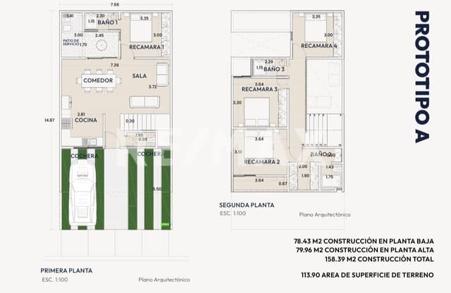 Casa en PREVENTA Fraccionamiento Santos California modelo Aura al exterior
