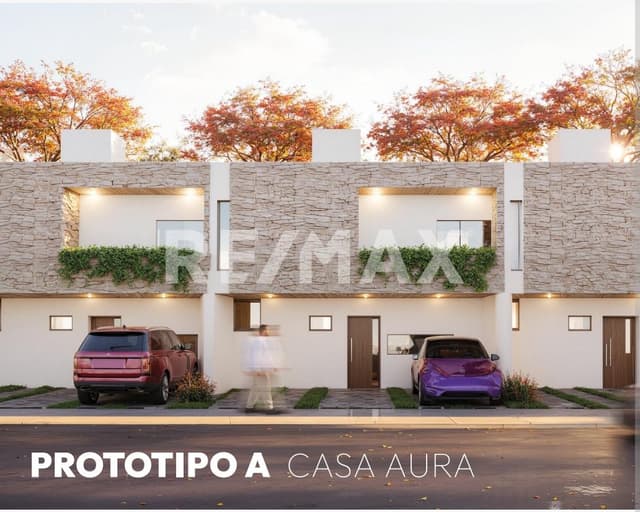 Casa en PREVENTA Fraccionamiento Santos California modelo Aura al exterior