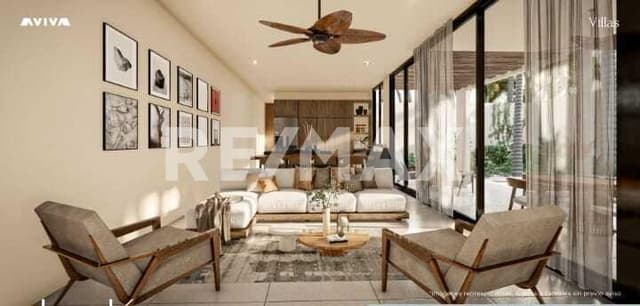 Terreno con proyecto de villa incluido en las playas de Sisal