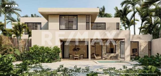 Terreno con proyecto de villa incluido en las playas de Sisal