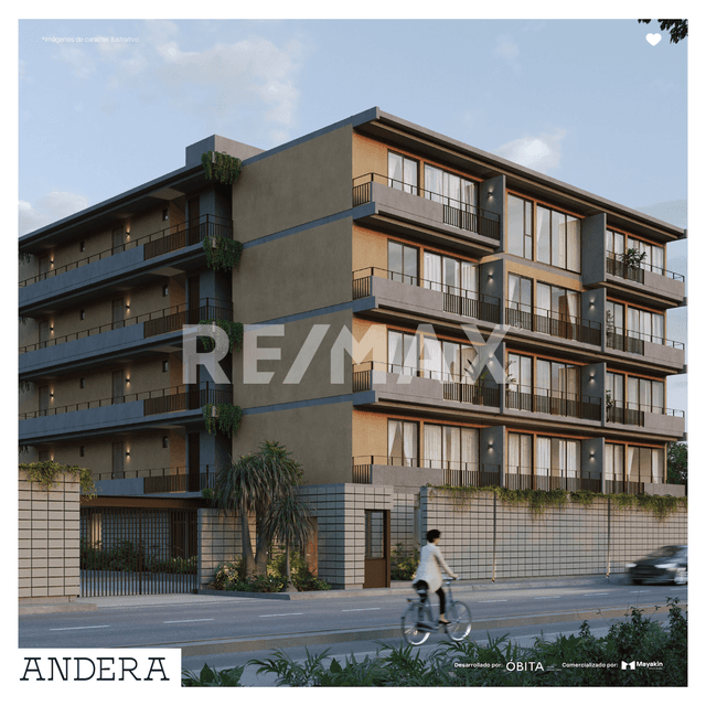 Departamento en PREventa ANDERA , Zona COUNTRY, Merida, Yucatan