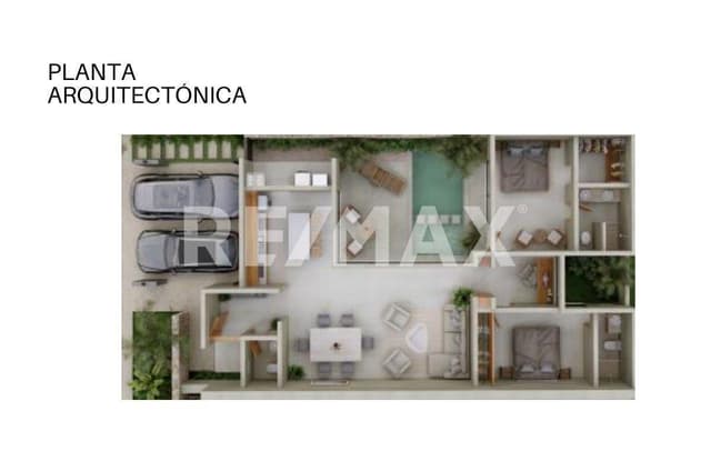 Residencia en preventa de una planta con Alberca en Privada en Conkal – Entrega