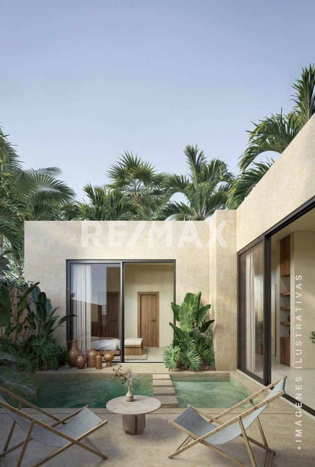 Residencia en preventa de una planta con Alberca en Privada en Conkal – Entrega
