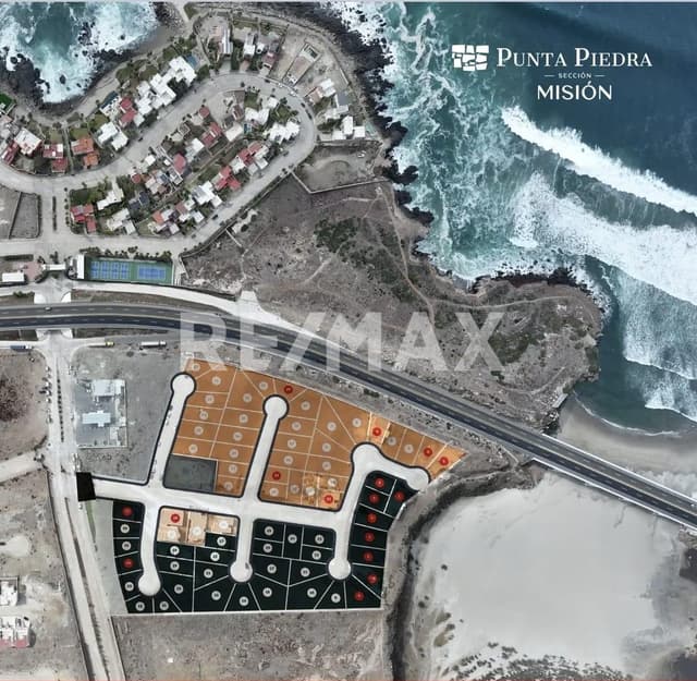 SE VENDE TERRENO EN  CARRETERA ESCENICA TIJUANA-ENSENADA EN DESARROLLO RESIDENCIAL PUNTA PIDRA ,SECCION MISION