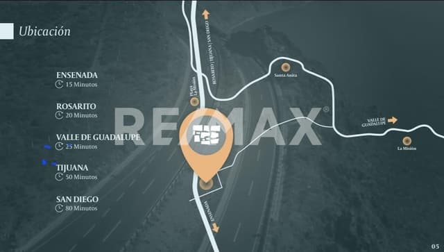 SE VENDE TERRENO EN CARRETERA ESCENICA TIJUANA-ENSENADA KM 70 EN DESARROLLO RESIDENCIAL PUNTA PIEDRA SECCION MISION.