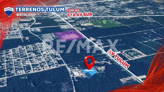 OPORTUNIDAD TERRENO DE 3230 M2 A SOLO 600 MTS DEL CENTRO COMERCIAL DE TULUM
