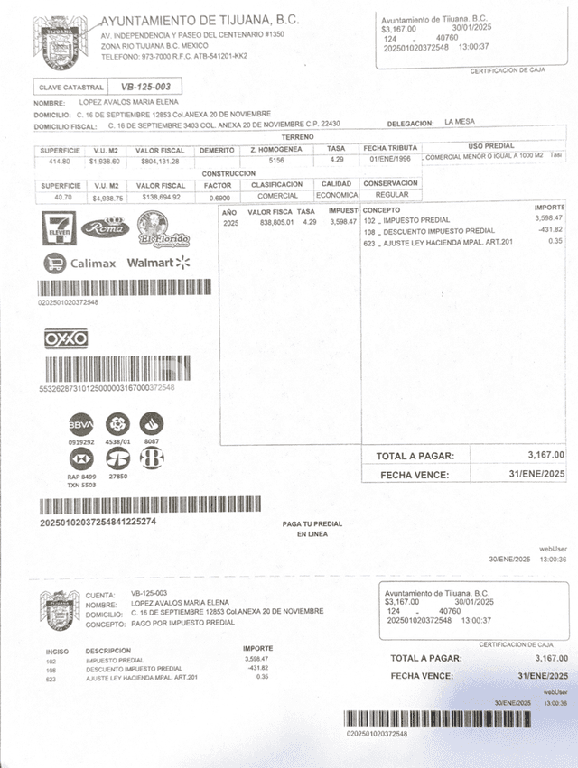 Terreno en Venta- Col. 20 de Noviembre