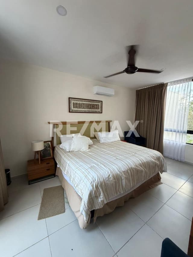 Town house en renta amueblado de 3 rec. y piscina en Arte y Vida Temozon