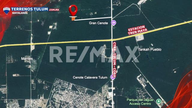 Terreno de 1000 m2 a solo km del centro de tulum 