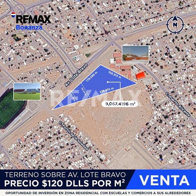 Terreno de 9,067.4196