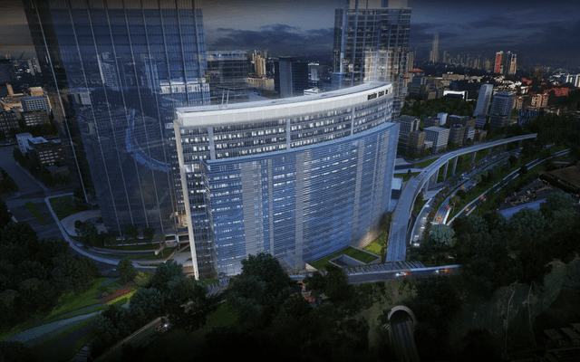 Oficinas Obra Gris en Distrito Santa Fe, Cuajimalpa de Morelos, CDMX 1