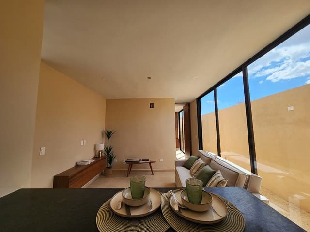 Departamento en venta en Temozón Norte, Mérida con piscina y jardin