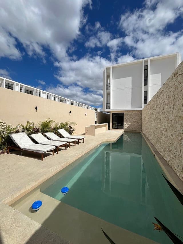 Departamento en Venta de 61 m2 en Temozón Norte, Mérida con amenidades
