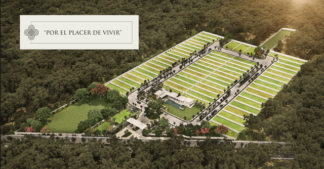 Terreno en venta de 338.16 en privada con amenidades al Norte de Mérida