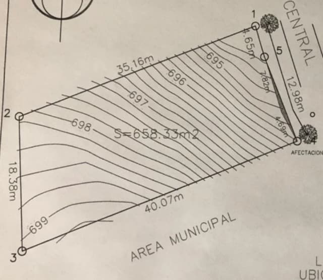 Terreno en Venta en Zona Cordillera