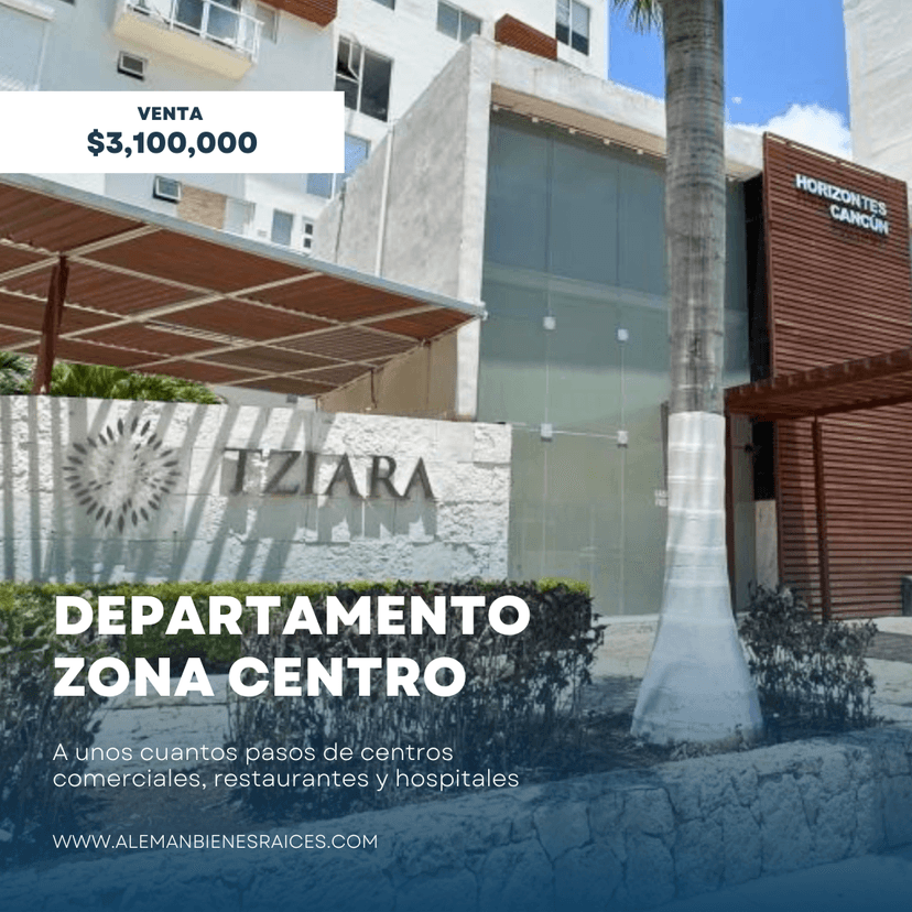 Departamento en Venta, Zona Centro, Cancún