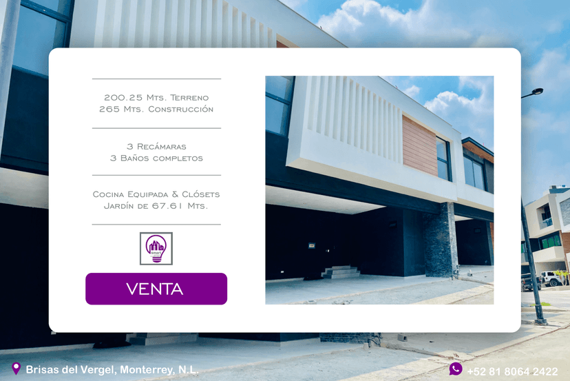 CASA EN VENTA CARRETERA NACIONAL MONTERREY